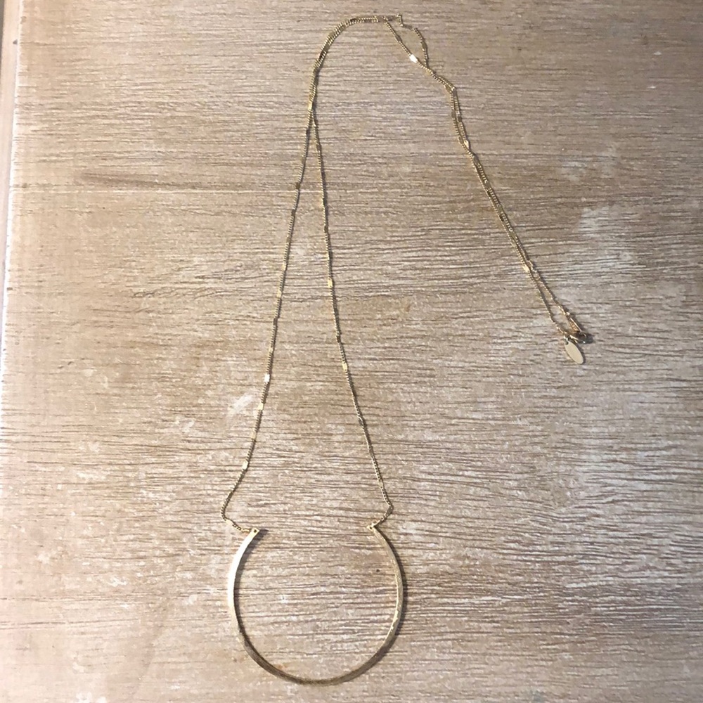 Anthropologie Semi Circle Necklace -NWOT